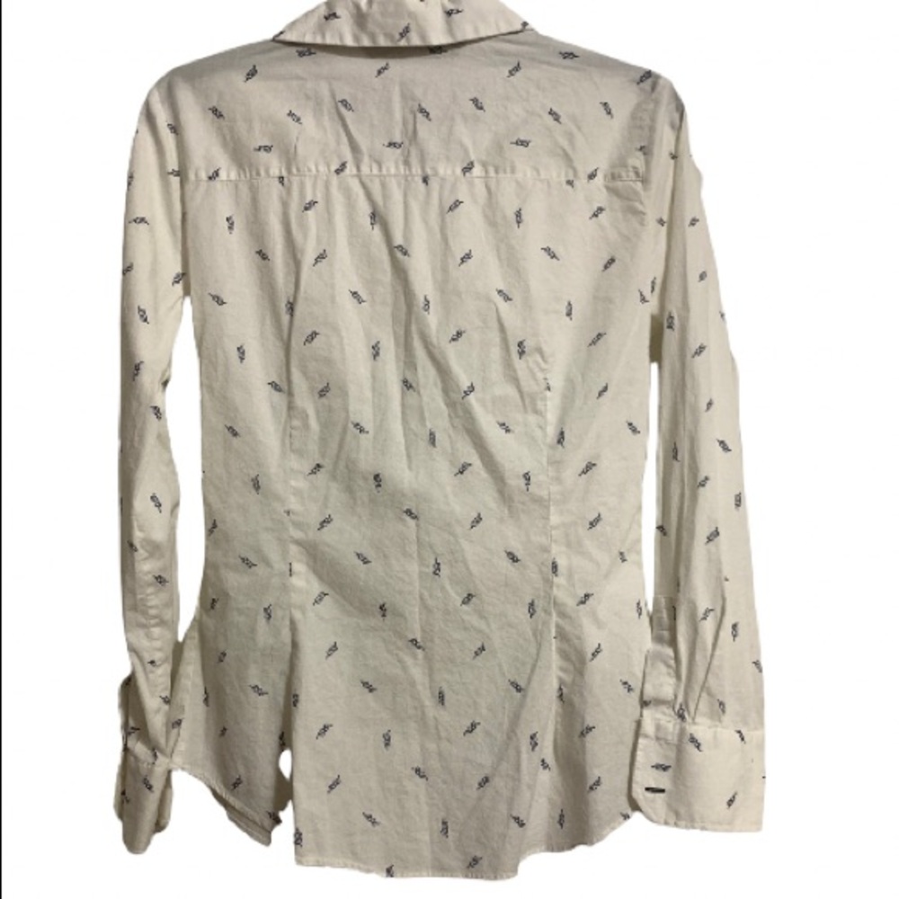Zara Basic Button Down Longsleeves Knotprints Mad… - image 2